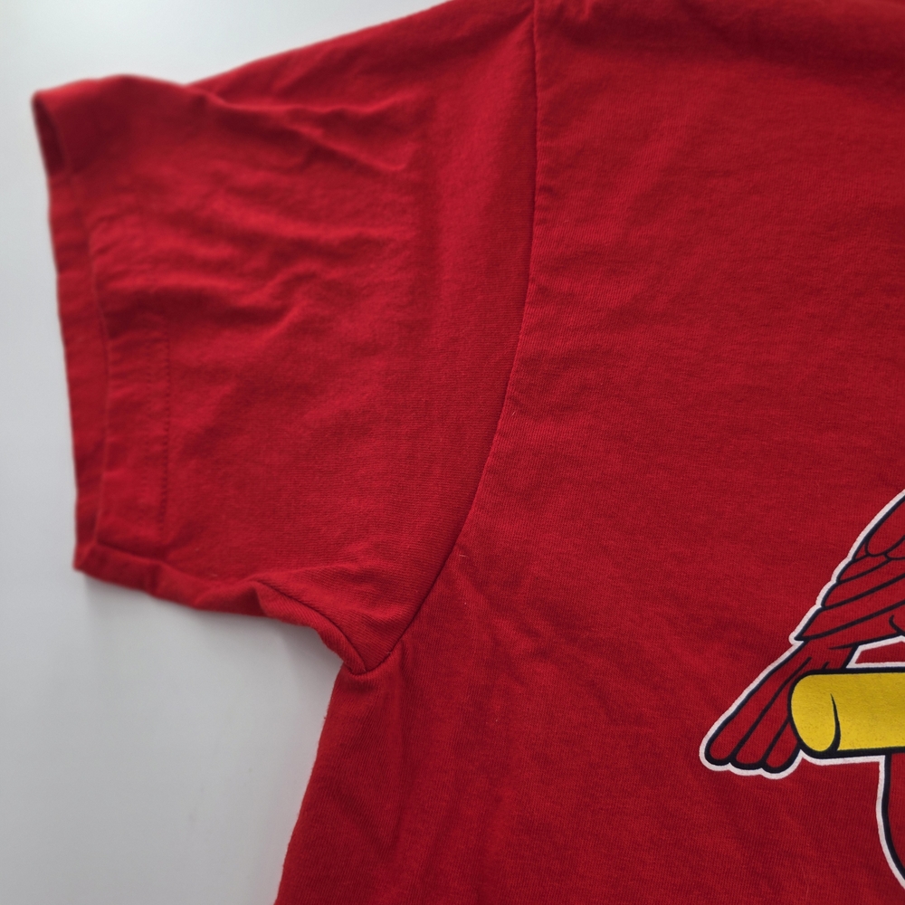 St. Louis Cardinals Yadier Molina #4 Majestic Red T-Shirt Men’s Large‎ - Picture 6 of 11